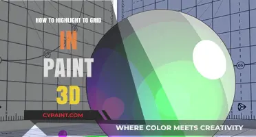 Highlighting Grids in Paint 3D: A Simple Step-by-Step Guide