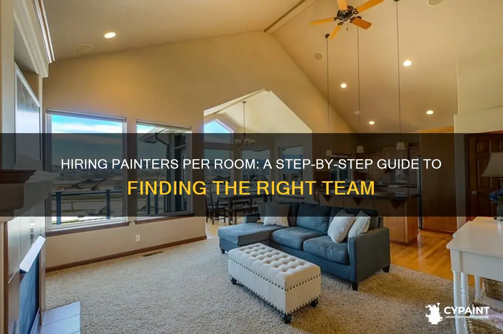 how to hire guys to paint per room