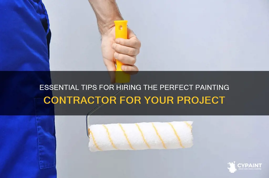 how to hire the right painting contractor