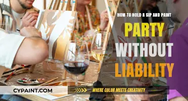 Host a Sip and Paint Party Safely: Liability-Free Tips