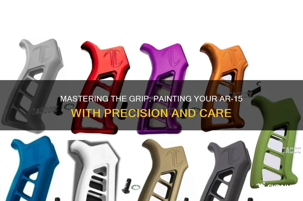 how to hold ar 15 while you paint