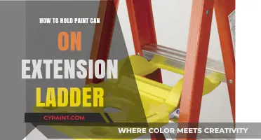 Mastering the Art of Painting High: A Guide to Safely Holding Your Paint Can on an Extension Ladder