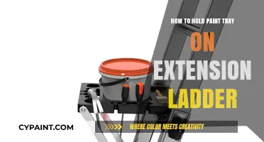 Securely Hold Paint Tray on Extension Ladder: Tips and Tricks
