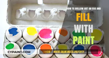 Creative DIY: Hollow Eggs Filled with Paint for Unique Art Projects