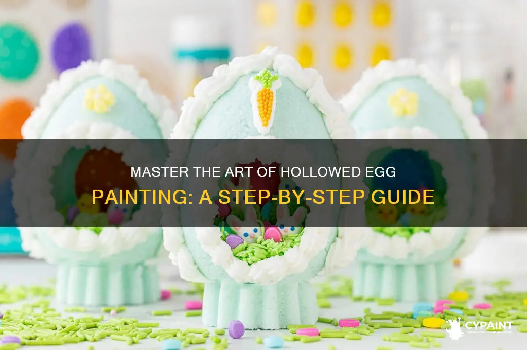 how to hollow out eggs to paint