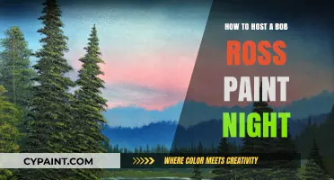 Host a Happy Little Bob Ross Paint Night: A Guide