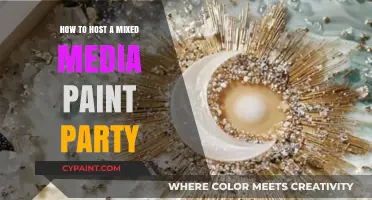Creative Fun: Hosting a Vibrant Mixed Media Paint Party