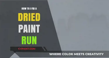 Fixing Dried Paint Runs: Easy Steps to Restore Your Smooth Finish