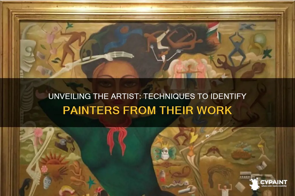 how to id an artist from painting