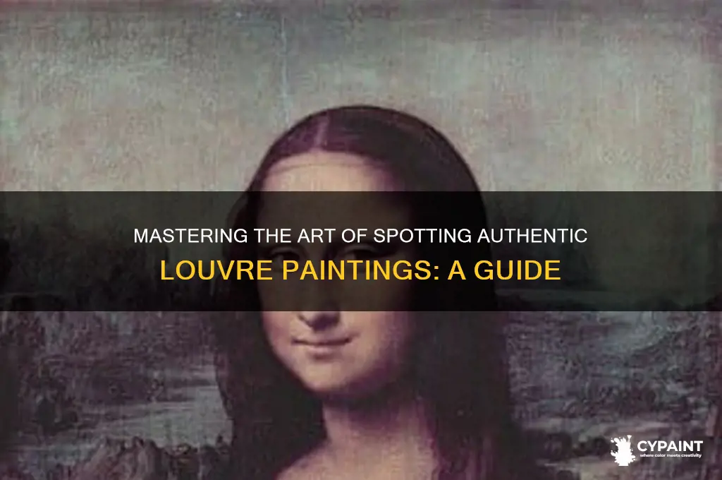 how to identify a painting from the louvre