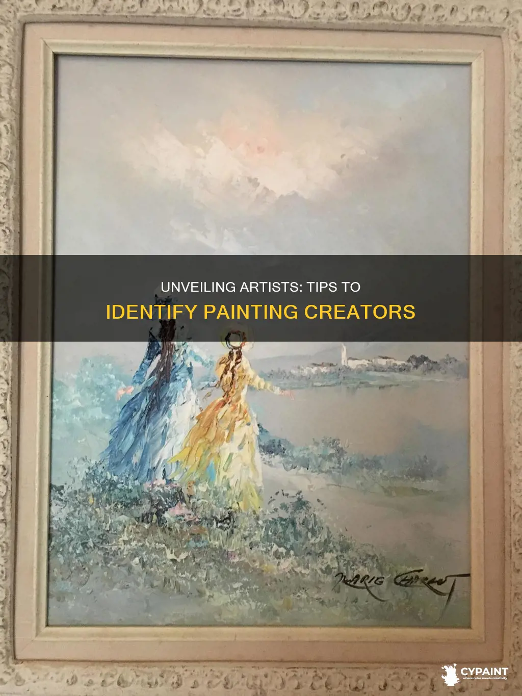 how to identify the artist of a famous painting