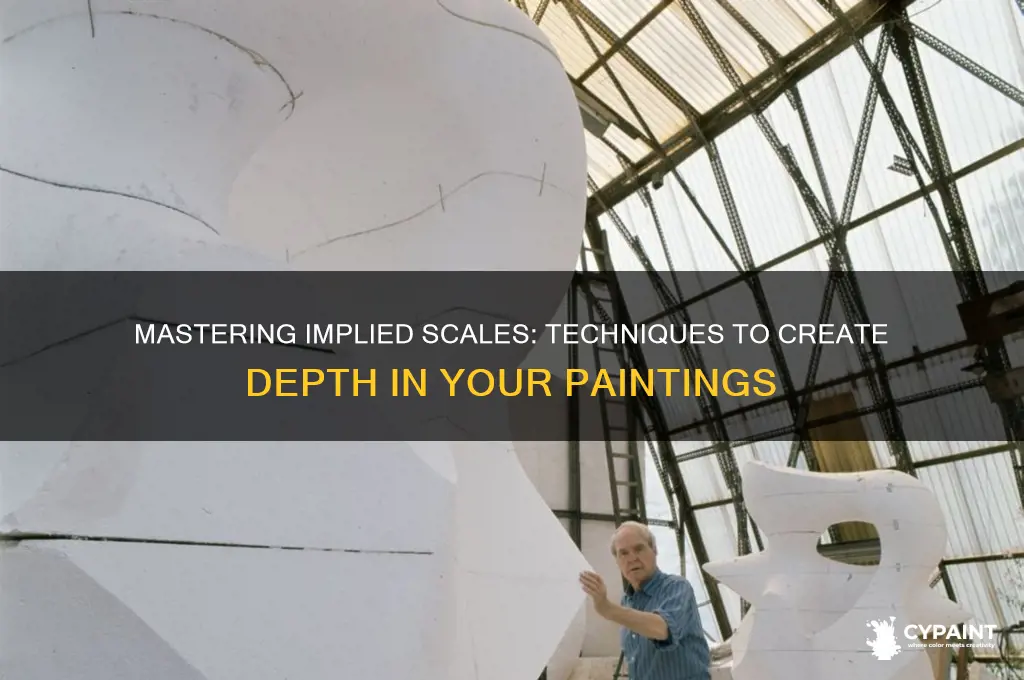 how to implied scales in a painting