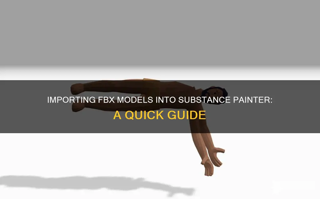 how to import a new fbx to substance painter