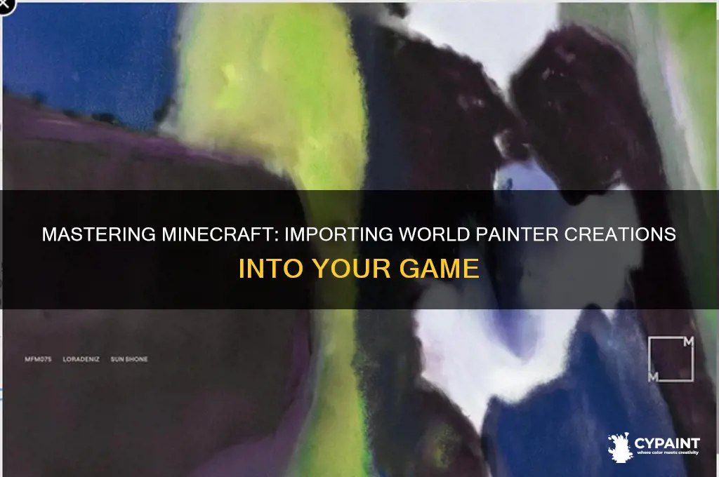 how to import a world painter world