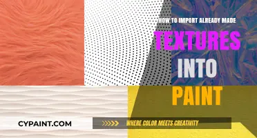 Importing Pre-Made Textures into Paint: A Step-by-Step Guide