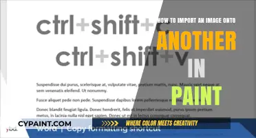Importing Images: Paint's Layering Technique