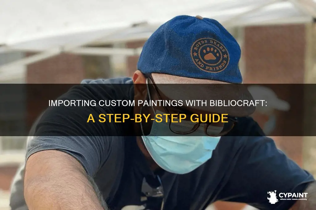 how to import custom paintings with bibliocraft