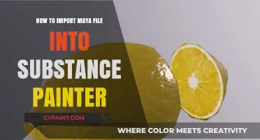 Importing Maya Files into Substance Painter: A Step-by-Step Guide