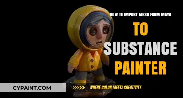 Importing Maya Meshes into Substance Painter: A Quick Guide