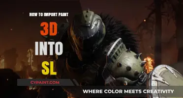 Importing Paint 3D Creations into Second Life: A Step-by-Step Guide