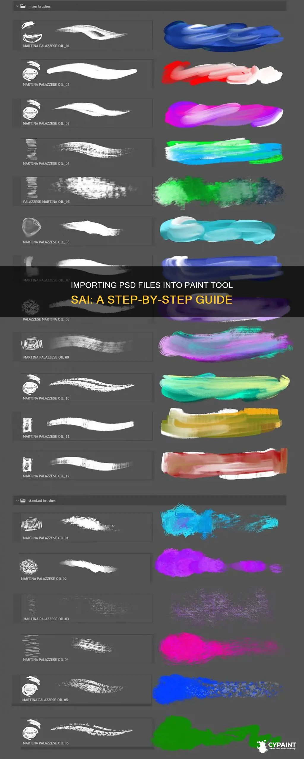 how to import psd files into paint tool sai