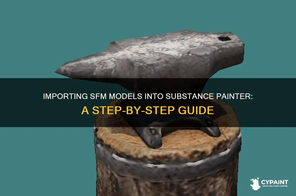 how to import sfm models into substance painter