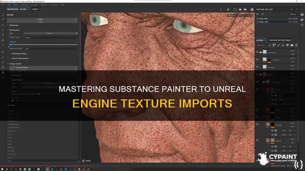 how to import textures from substance painter into ue4