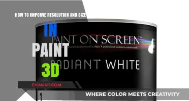 Enhancing Paint 3D Images: Resolution and Size Tips