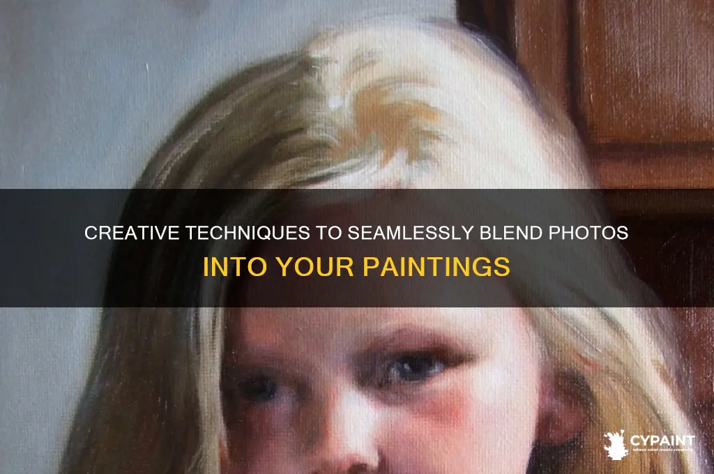 how to incorporate a photo into a painting