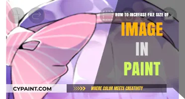 Increasing Image File Sizes: Paint's Easy Steps