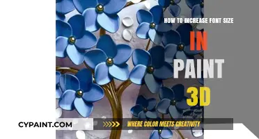 Quick Guide: Increasing Font Size in Paint 3D Easily