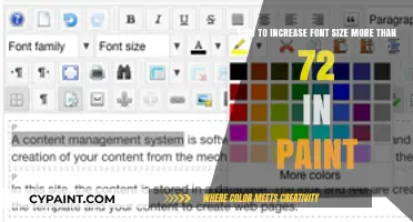 Maximizing Font Size in Paint: A Comprehensive Guide