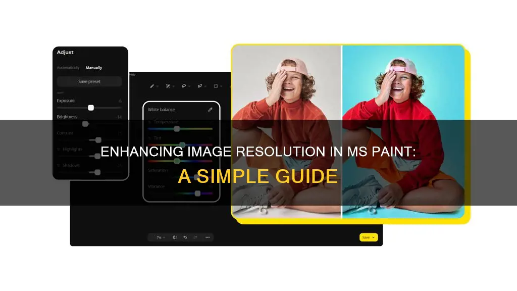 how to increase resolution of image in ms paint