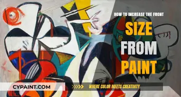 Boost Your Paint Project: Simple Steps to Enlarge Font Size