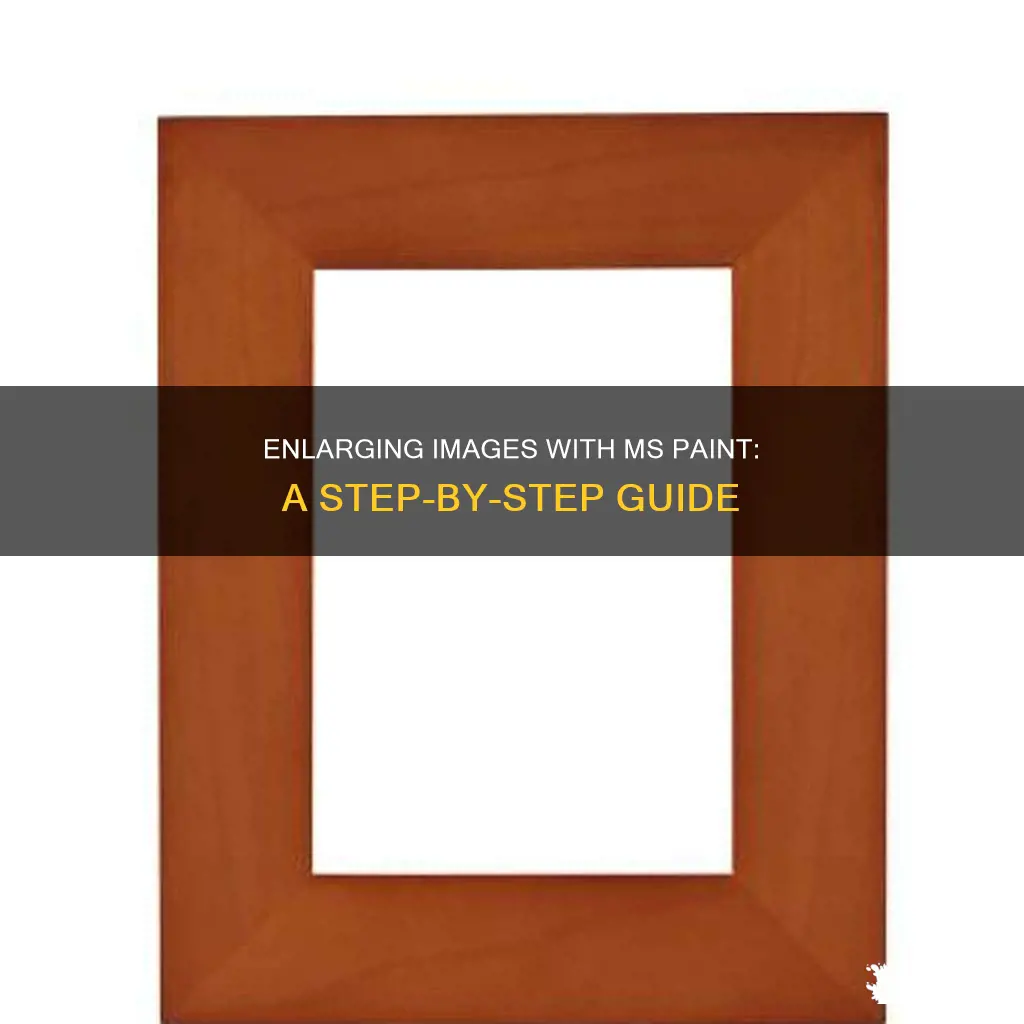 how to increase the image size with ms paint