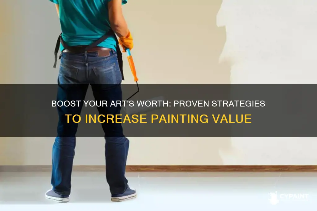how to increase the value of your paintings