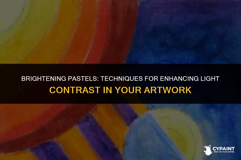 how to infuse more light contrast into my pastel paintings