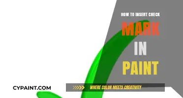 Mastering Paint: Easy Steps to Insert a Check Mark Symbol