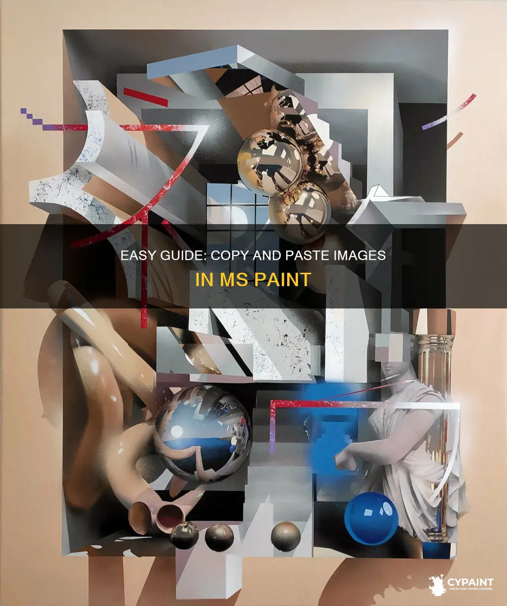how to insert copy image to winfow 10 paint