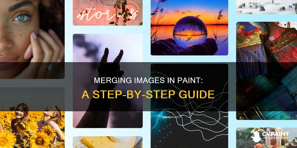 how to insert one image into another in paint