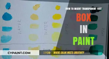 Mastering Paint: Inserting Transparent Text Boxes Effortlessly