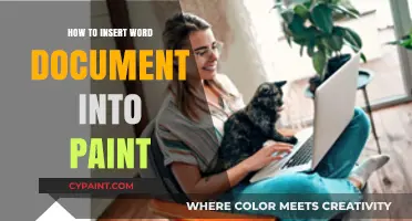 Inserting Word Documents into Paint: A Step-by-Step Guide