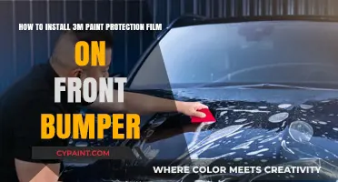DIY Guide: Applying 3M Paint Protection Film to Your Car's Front Bumper