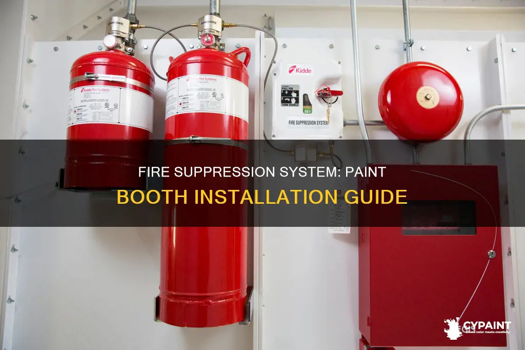 how to install a fire suppression system paint booth