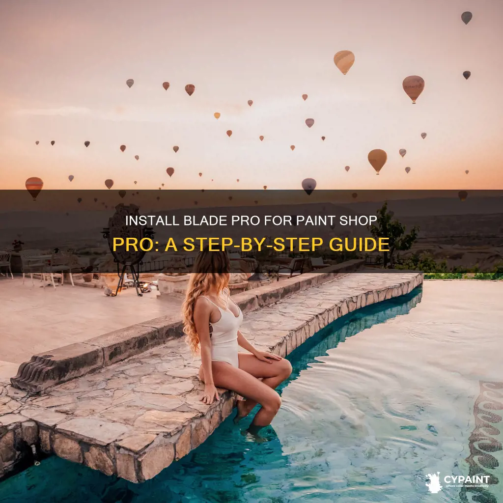 how to install blade pro for paint shop pro