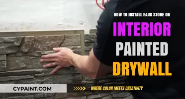 Easy Faux Stone Installation on Drywall