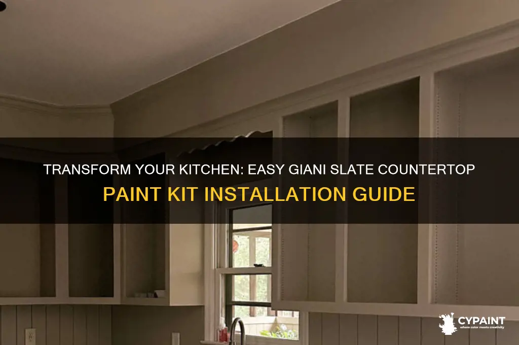 how to install giani slate countertop paint kit