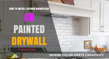 Easy Steps to Install Kitchen Backsplash on Painted Drywall