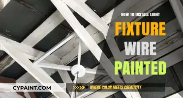 Installing Light Fixtures: A Guide to Wiring Painted Surfaces Safely