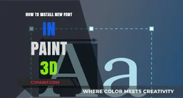 Easy Guide: Installing New Fonts in Paint 3D for Creative Projects